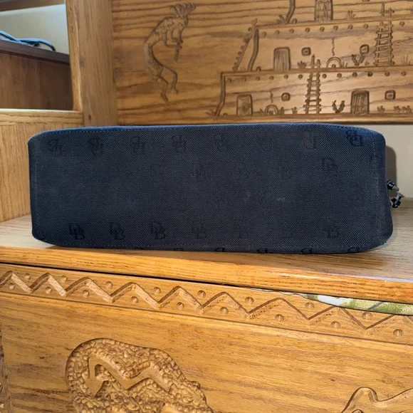 Dooney & Bourke Black East West Slouch Monogram Shoulder Bag - Picture 6 of 10